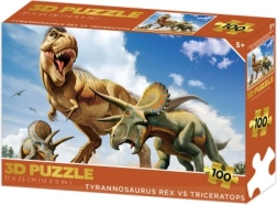 Puzzle 3D – Tyrannosaurus Rex vs Triceratopo