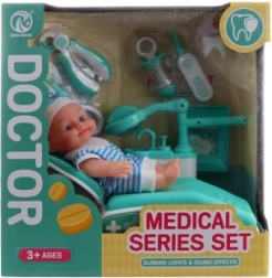 set da dentista con bambola e accessori