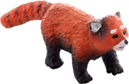 Figurina di panda rosso in plastica