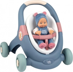 Girello 3 in 1 con bambola Little Smoby