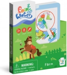 Colorazione magica con acqua Album da colorare Fattoria