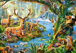 Puzzle Vita nella foresta 500 pezzi