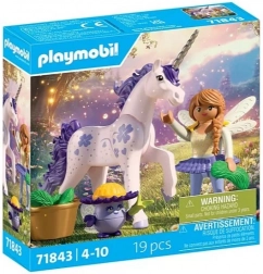 Set con personaggio Princess Magic Unicorno Lucky Lavender con fata