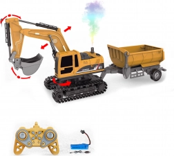 Escavatore 4in1 con rimorchio a radiocomando 45 cm