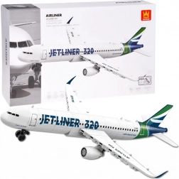 Set di costruzione aereo di linea JETLINER 320, 133 pezzi