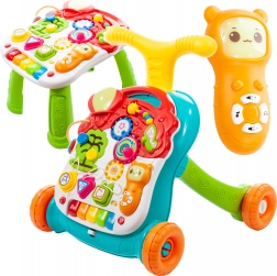 Girello spingibile 5 in 1 colorato