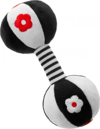 Giocattolo sensoriale a contrasto con sonaglio Akuku manubrio