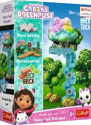 Set di costruzione in mattoni BRICK TRICK – La casa delle bambole di Gabby: Giardino Magico (34 pezzi) di TREFL