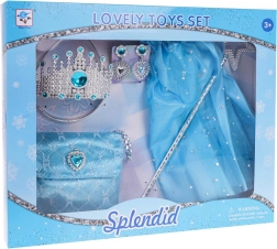 Set per una piccola principessa con abito e accessori