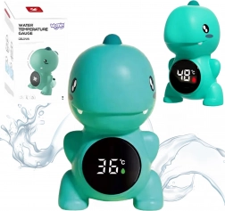 woopie baby termometro digitale per acqua e aria – dinosauro blu