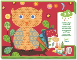 Pittura magica con spugnetta – animaletti del bosco