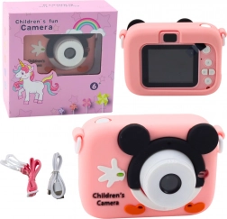 Fotocamera digitale per bambini Mouse Rosa