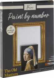 Kit dipingere con i numeri – La ragazza con l’orecchino di perla 40 × 50 cm