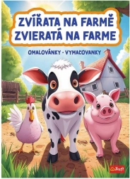 Album da colorare Animali della fattoria 20 × 27,5 cm