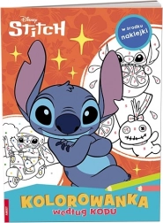 Disney Stitch libro da colorare per codice