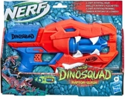 Nerf DinoSquad Raptor‑Slash blaster con tamburo rotante