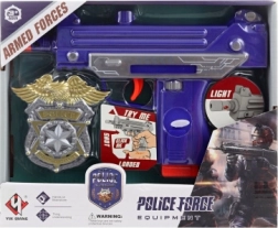 Pistola giocattolo per bambini con luci e suoni a batteria