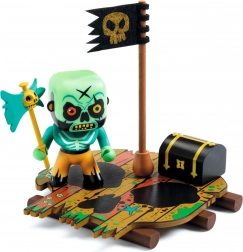 Djeco Arty Toys figurina pirata con tesoro