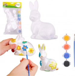 Kit per dipingere coniglio in polistirolo per Pasqua