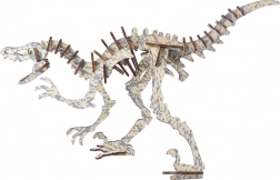 Woodcraft puzzle 3D in legno Peinonychus