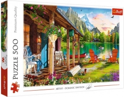 Puzzle 500 pezzi casetta in montagna