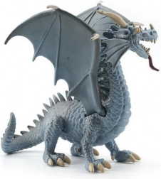 Statuetta Drago grigio 15,5 cm