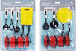 Set di stoviglie da cucina in plastica per bambini, 2 varianti