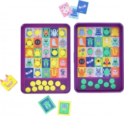 Petit Collage gioco da viaggio magnetico indovina chi sono – mostriciattoli