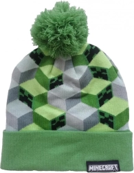 Cappello Minecraft verde-grigio – Taglia: 54