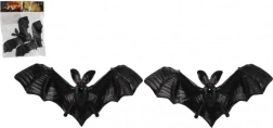 Pipistrelli decorativi 2 pz - plastica 15 cm