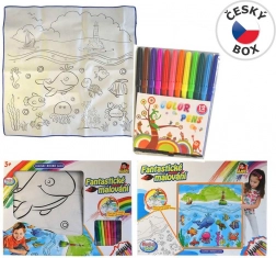 MaDe pittura magica con pennarelli colorati