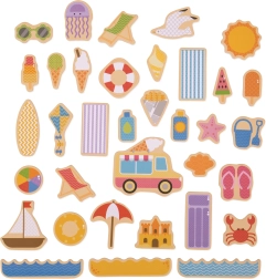Bigjigs Toys magneti vacanze al mare