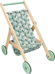 Passeggino per bambole in legno leggero