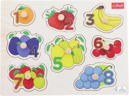 Puzzle in legno FRUTTA – 8 pezzi
