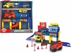 Dickie Toys SOS mini stazione di soccorso con 3 veicoli Mercedes‑Benz