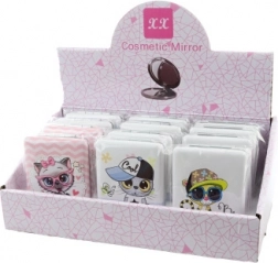 Specchietto tascabile con animaletti, 12 pz