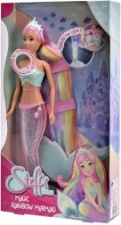 Bambola Steffi Sirena con Pinna Magica e Luminosa