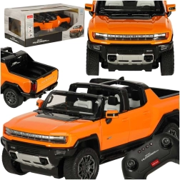 Hummer EV Rastar RC auto 1:16 arancione