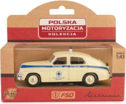 Modello mobile PRL Warszawa ambulanza 1:43