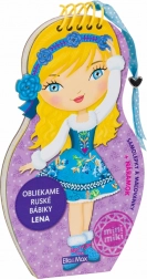 Vestiamo le bambole russe LENA – libricino da colorare con modelli e adesivi