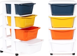Organizer con 4 cassetti estraibili su rotelle di ModernHome