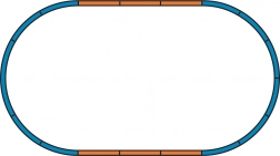 Sottopasso Piko per set di binari A – ovale base H0