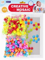 Mosaico con base e modelli per bambini