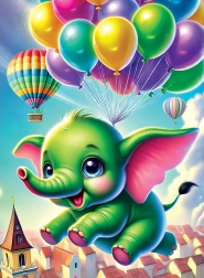 puzzle in legno avventura degli elefanti 40 pezzi