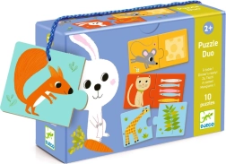 DJECO Puzzle Duo Cosa ci sarà oggi a pranzo?