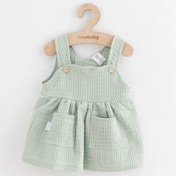 gonnellina in mussola per bambini new baby comfort clothes salvia 92