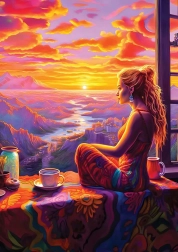 Puzzle ART PUZZLE Vista beata 1000 pezzi