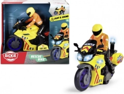 Motocicletta di soccorso con pilota