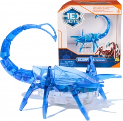 Hexbug Scorpion blu – figurina sensomotoria mobile con luce
