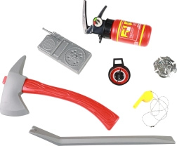 Set pompieristico per bambini con accessori